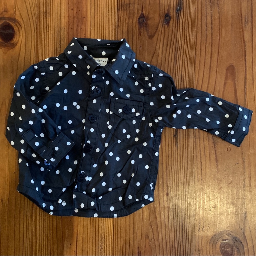 Jottum Baby polka dot shirt
